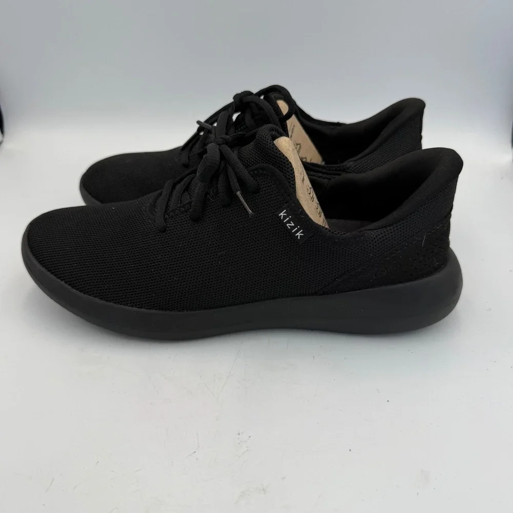 Kizik Madrid Eco Hands-Free Slip On Sneakers Black Mens 9 Womens 10.5